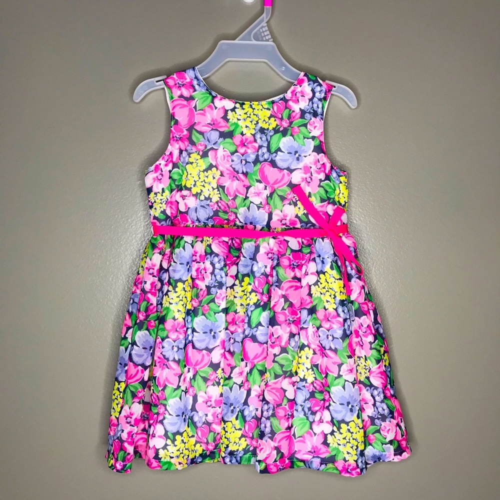 🔴 Carter’s infant girl spring floral dress, 9m